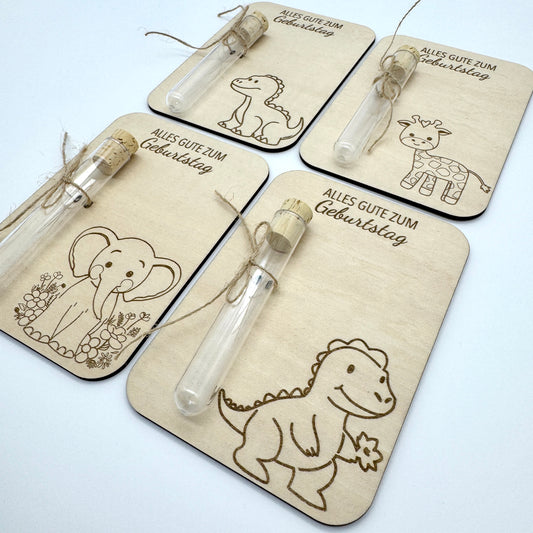 Geldgeschenk Karte für Kinder