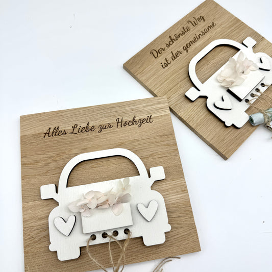 Geldgeschenk zur Hochzeit - Auto