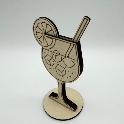 Cocktail-Geschenkhalter aus Holz
