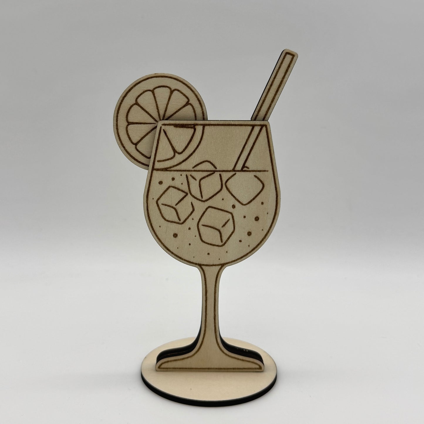 Cocktail-Geschenkhalter aus Holz