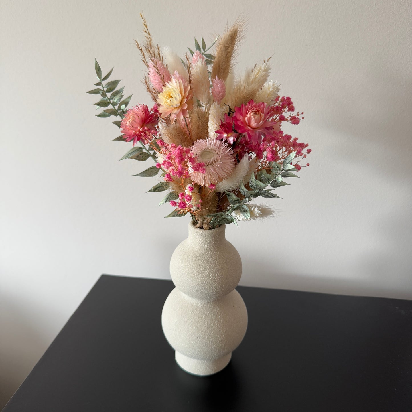 DIY-Set: Trockenblumen zum basteln - weiß/beige/rosa/grün