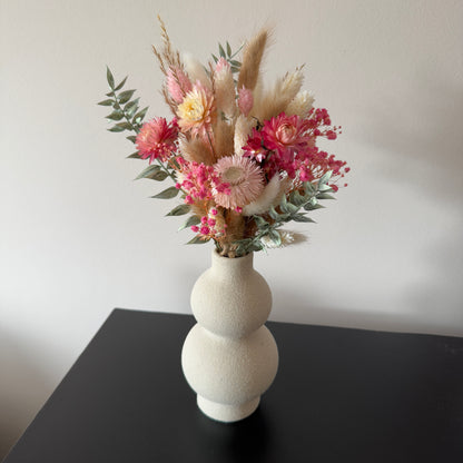 DIY-Set: Trockenblumen zum basteln - weiß/beige/rosa/grün