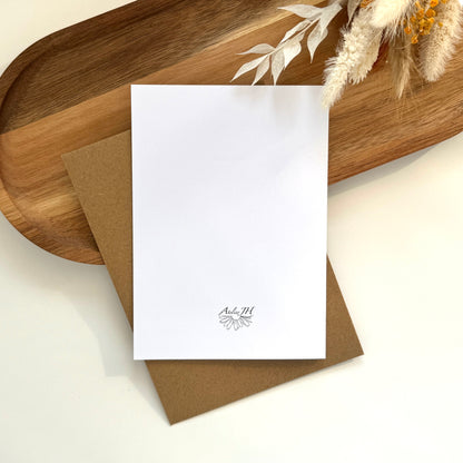 Grußkarte zur Hochzeit