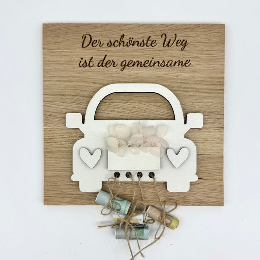 Geldgeschenk zur Hochzeit - Auto